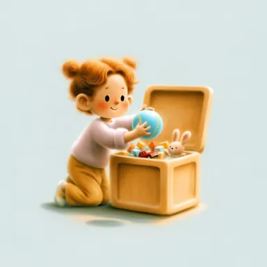 Tidy up toys chore card